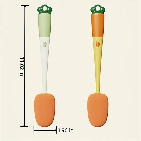 3-in-1 Multi-Functional Carrot-Shaped Cup Brush