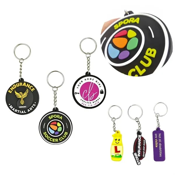 3D PVC Custom Keychains
