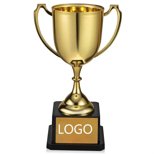 Plastic Gold Award Trophy Cups