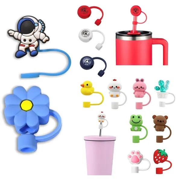 Shape Silicone Straw Topper