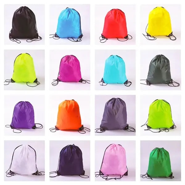 Polyester Drawstring Bags for Gym, Travel, and Sports