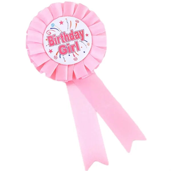 Tinplate Satin Fabric Birthday Ribbon