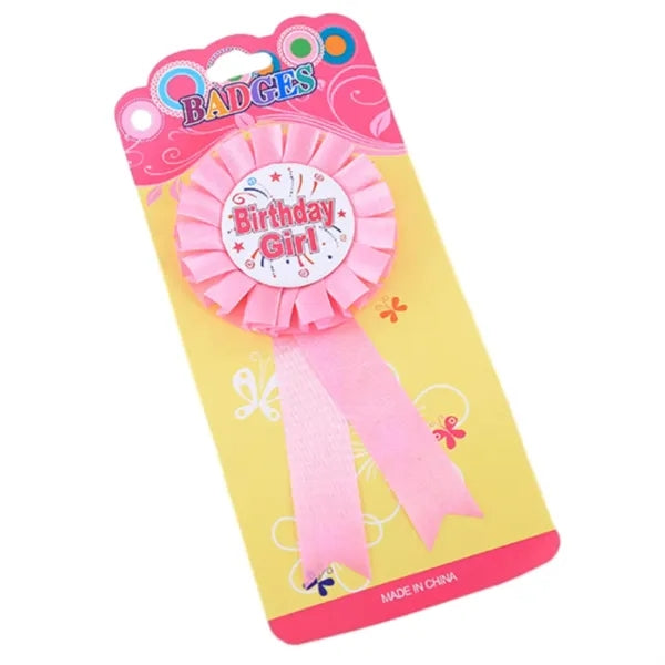 Tinplate Satin Fabric Birthday Ribbon