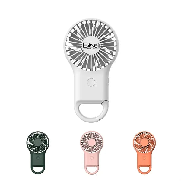 Portable Carabiner Buckle Mini Fan