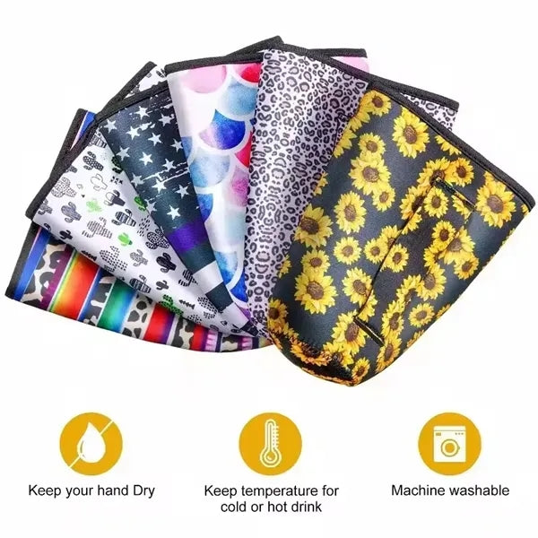 Iced Coffee & Cold Soda Insulated Neoprene Cup Sleeve