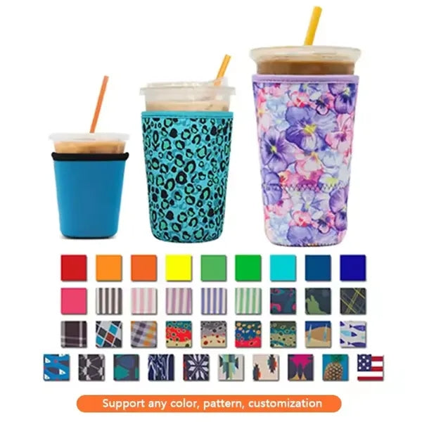 Iced Coffee & Cold Soda Insulated Neoprene Cup Sleeve
