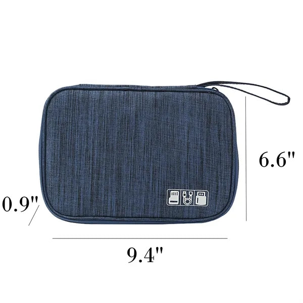 Portable Makeup Tools Data Cable Storage Bag
