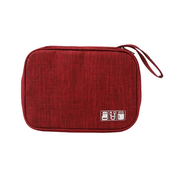 Portable Makeup Tools Data Cable Storage Bag