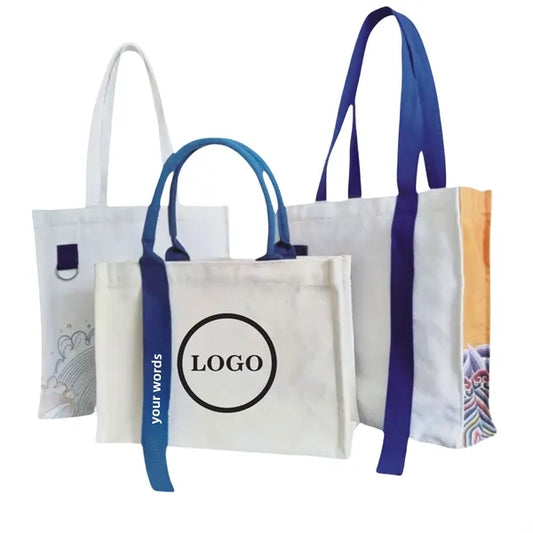 Canvas Tote Bag with Ribbon