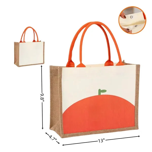 Canvas Tote Bag with Ribbon