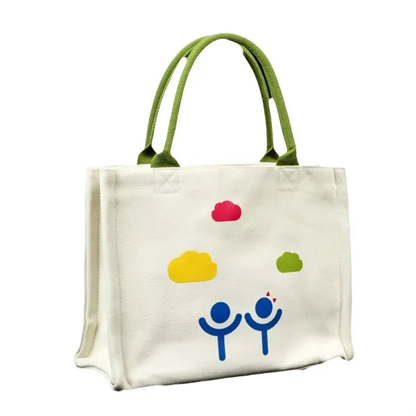 Canvas Tote Bag with Ribbon