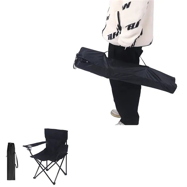 Portable Durable Collapsible Camping Chair with Cup Holder