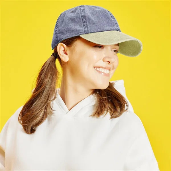 Flat Top Cap with Breathable Material