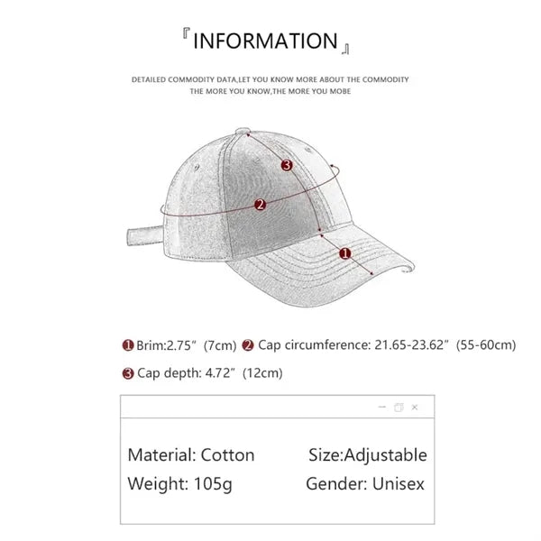 Breathable Cute Baseball Cap