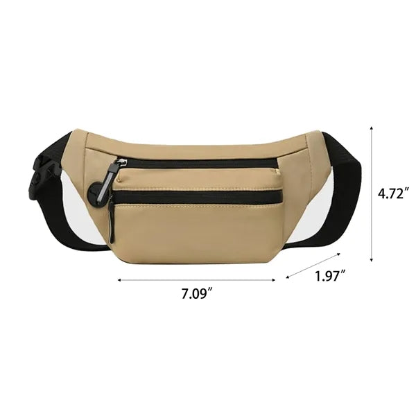 Casual Minimalist Crossbody Waist Bag
