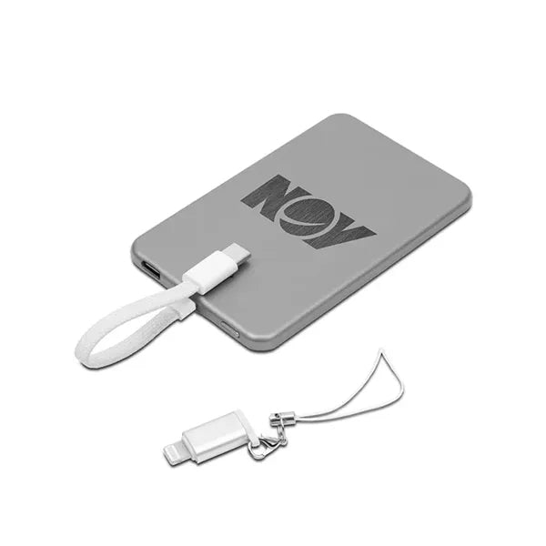 Ultra Thin Metal Magnetic Power Bank 3000mAh
