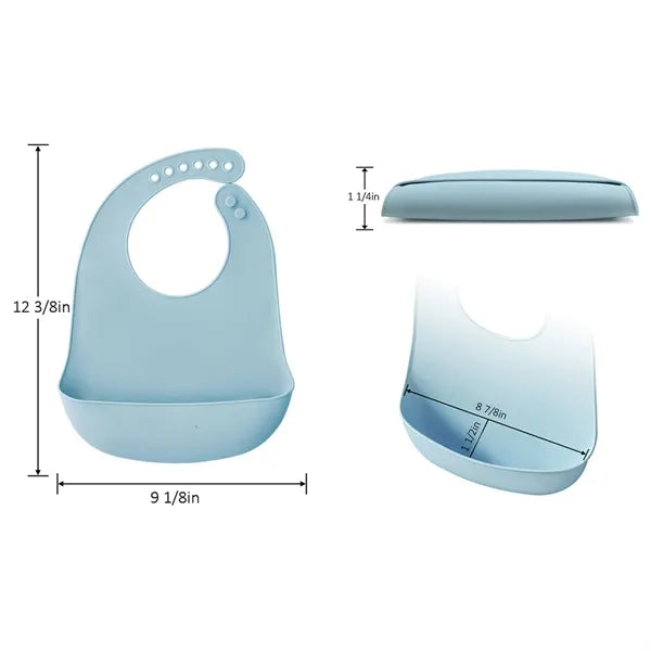 Ultra Thin Silicone Baby Bib