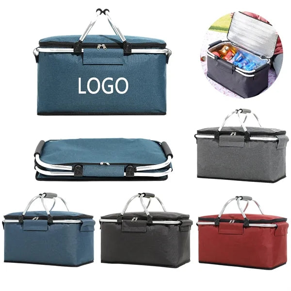Picnic Basket Insulated Cooler Bag