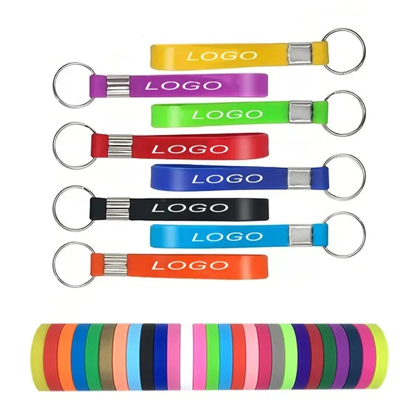 Silicone Bracelet Key Chain