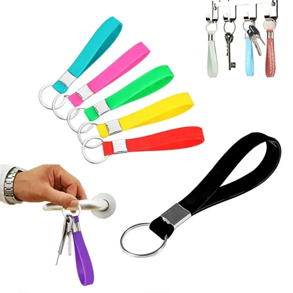 Silicone Bracelet Key Chain
