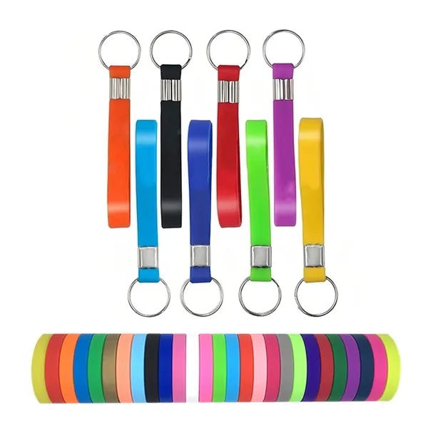 Silicone Bracelet Key Chain