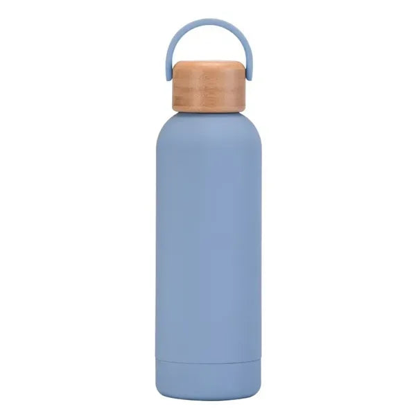 17oz Portable Water Bottle with Bamboo Cap