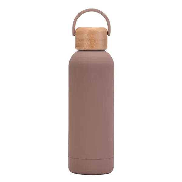 17oz Portable Water Bottle with Bamboo Cap