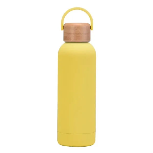 17oz Portable Water Bottle with Bamboo Cap