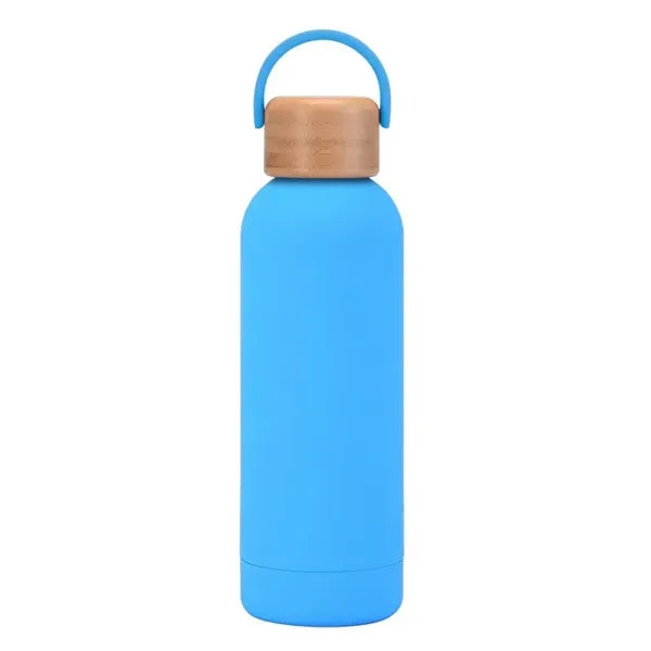 17oz Portable Water Bottle with Bamboo Cap