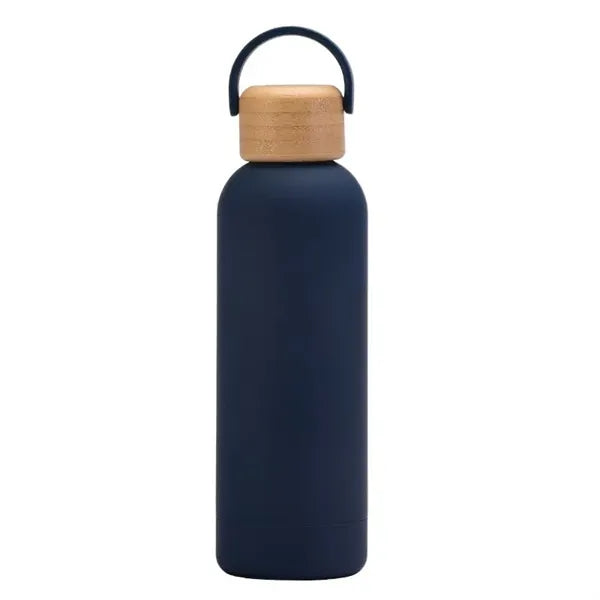 17oz Portable Water Bottle with Bamboo Cap