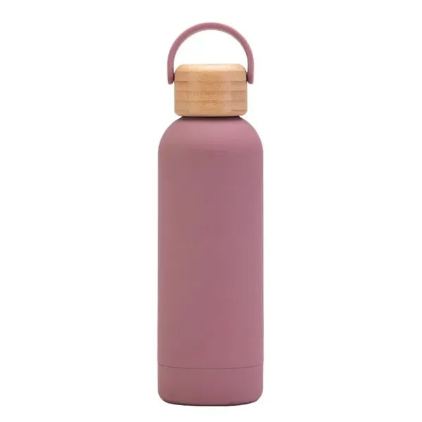 17oz Portable Water Bottle with Bamboo Cap