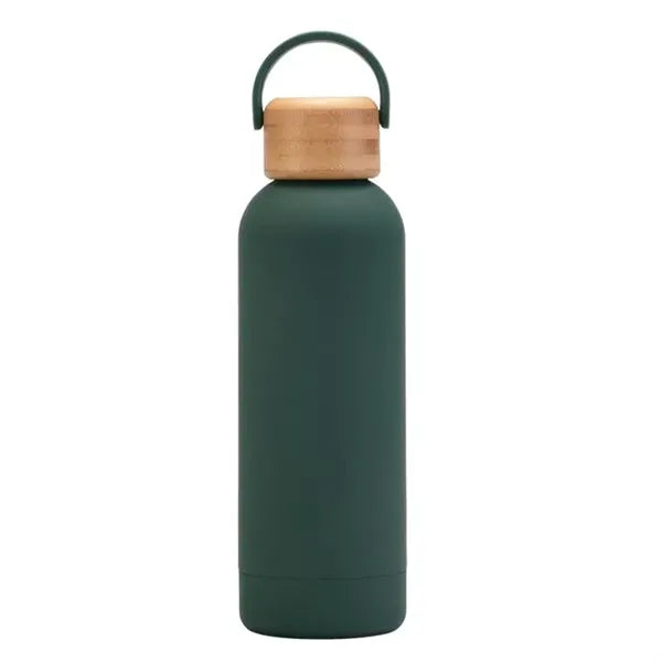 17oz Portable Water Bottle with Bamboo Cap
