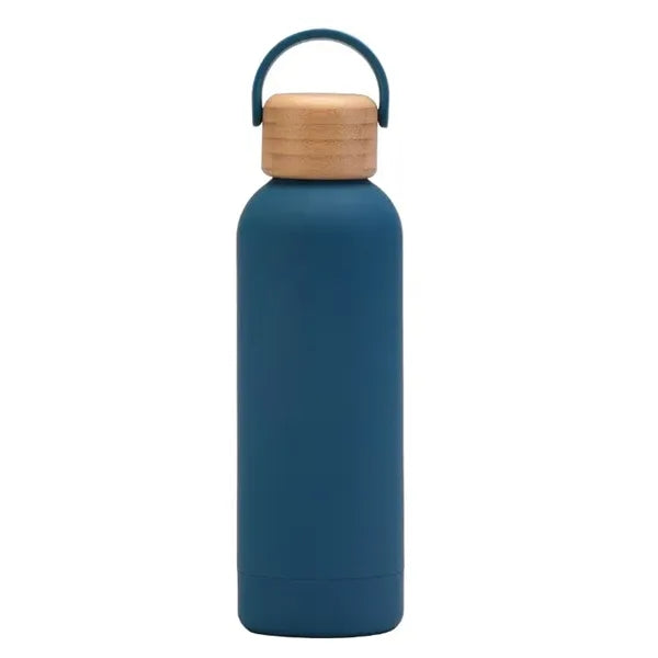 17oz Portable Water Bottle with Bamboo Cap