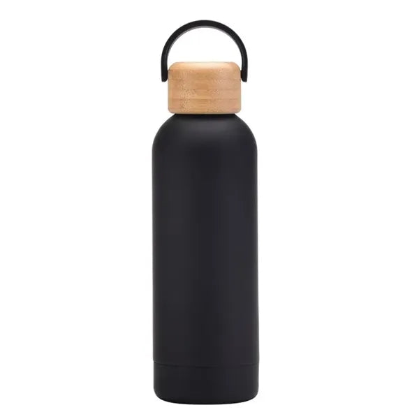 17oz Portable Water Bottle with Bamboo Cap