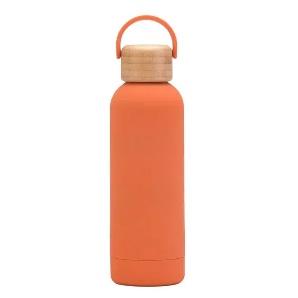 17oz Portable Water Bottle with Bamboo Cap