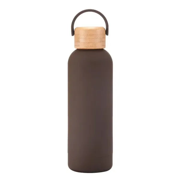 17oz Portable Water Bottle with Bamboo Cap