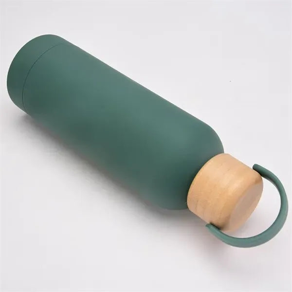 17oz Portable Water Bottle with Bamboo Cap