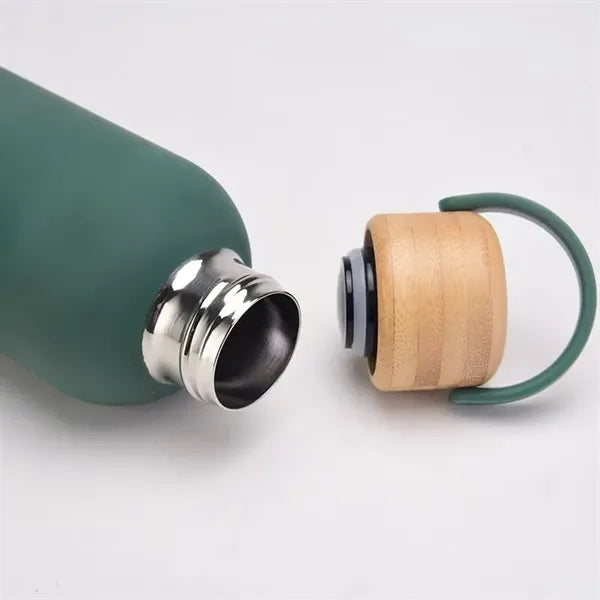 17oz Portable Water Bottle with Bamboo Cap