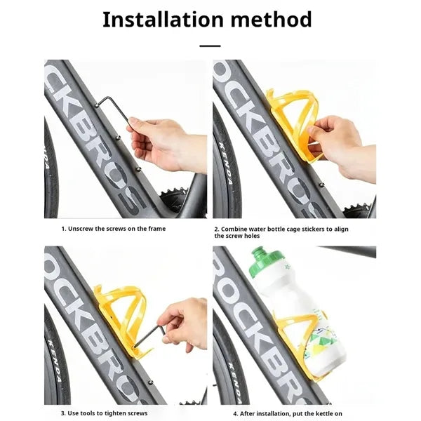 Bike Water Bottle Holder For Road And Mountain Plastic