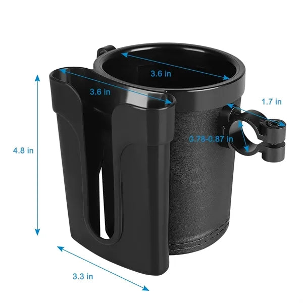 Bike Cup Holder With Cell Phone Keys For Bicycles