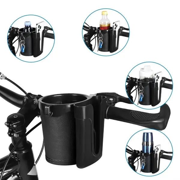 Bike Cup Holder With Cell Phone Keys For Bicycles