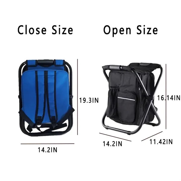 Backpack Stool Cooler Chair
