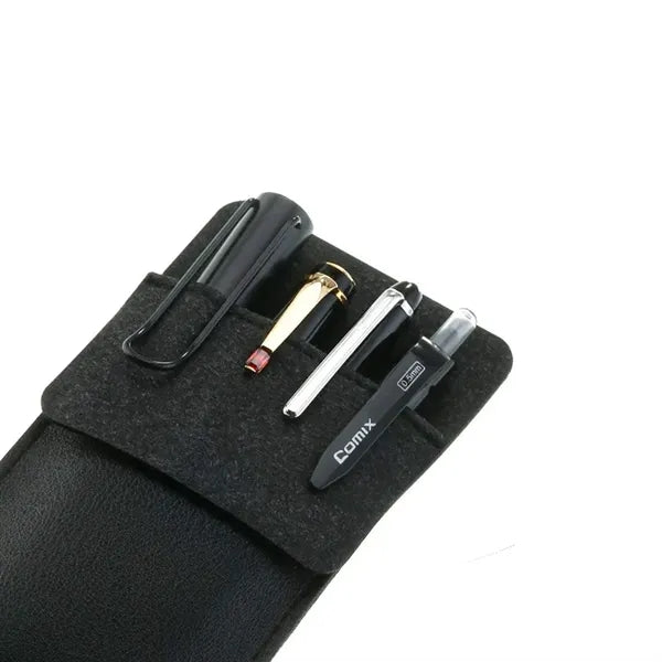PU Leather Pen Holder Pocket Protector