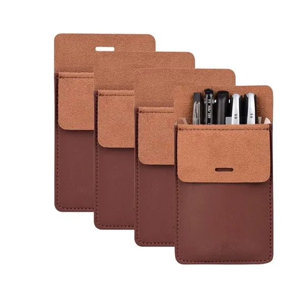 PU Leather Pen Holder Pocket Protector