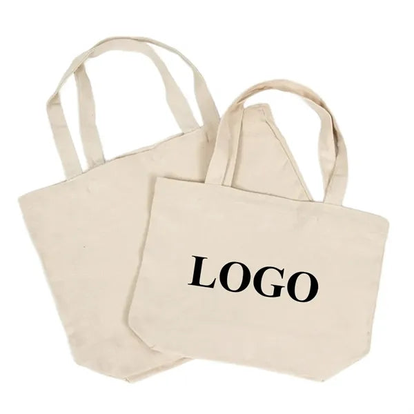 Can Print The Logo Blank Large Capacity Canvas Tote Bag