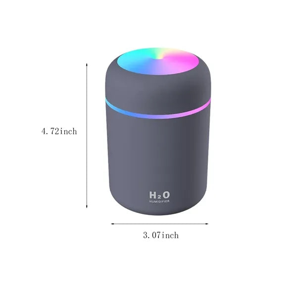 Home car colorful light portable quiet mini humidifier