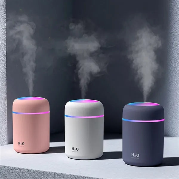Home car colorful light portable quiet mini humidifier