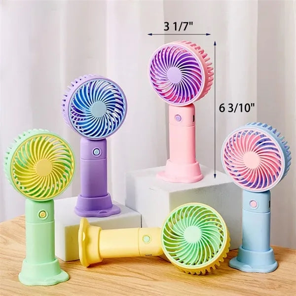 Plastic Powerful Mini Handheld Cooling Compact USB Fan