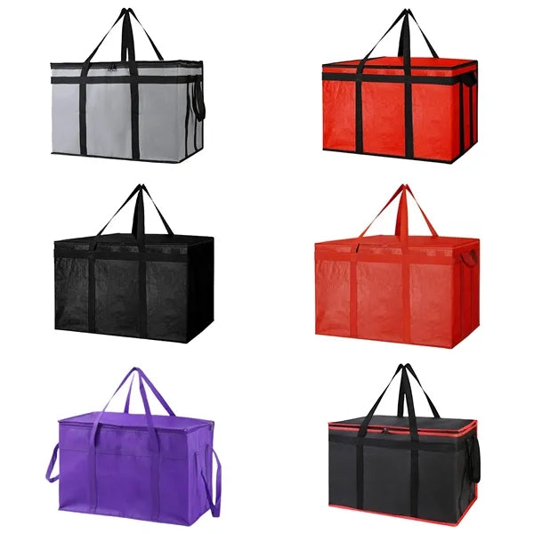 Large Insulated Grocery Tote Bag