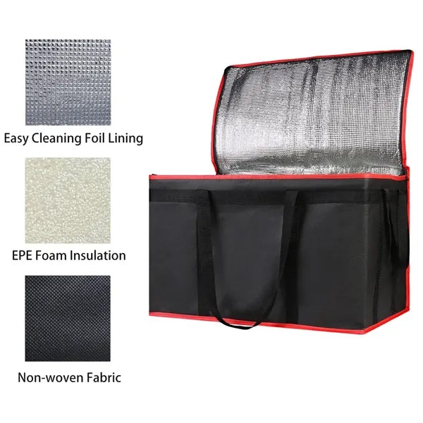 Large Insulated Grocery Tote Bag